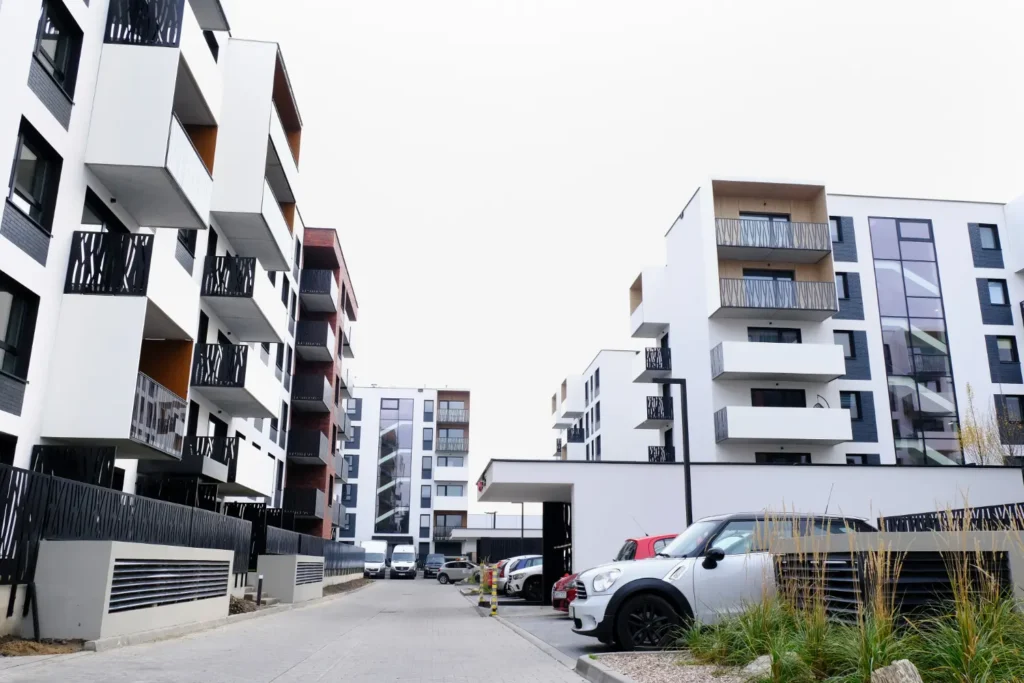 modern housing estate in Lagos.