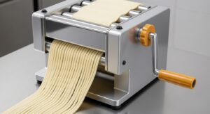 A commercial dough cutter from Afess, showcasing the kitchen trend of automated precision for Nigerian food businesses.